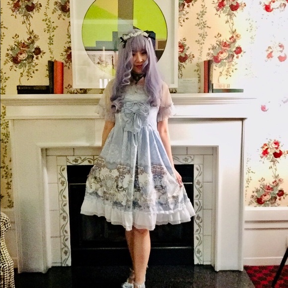 NEW Sweet Harajuku Lolita Dress - Picture 4 of 9